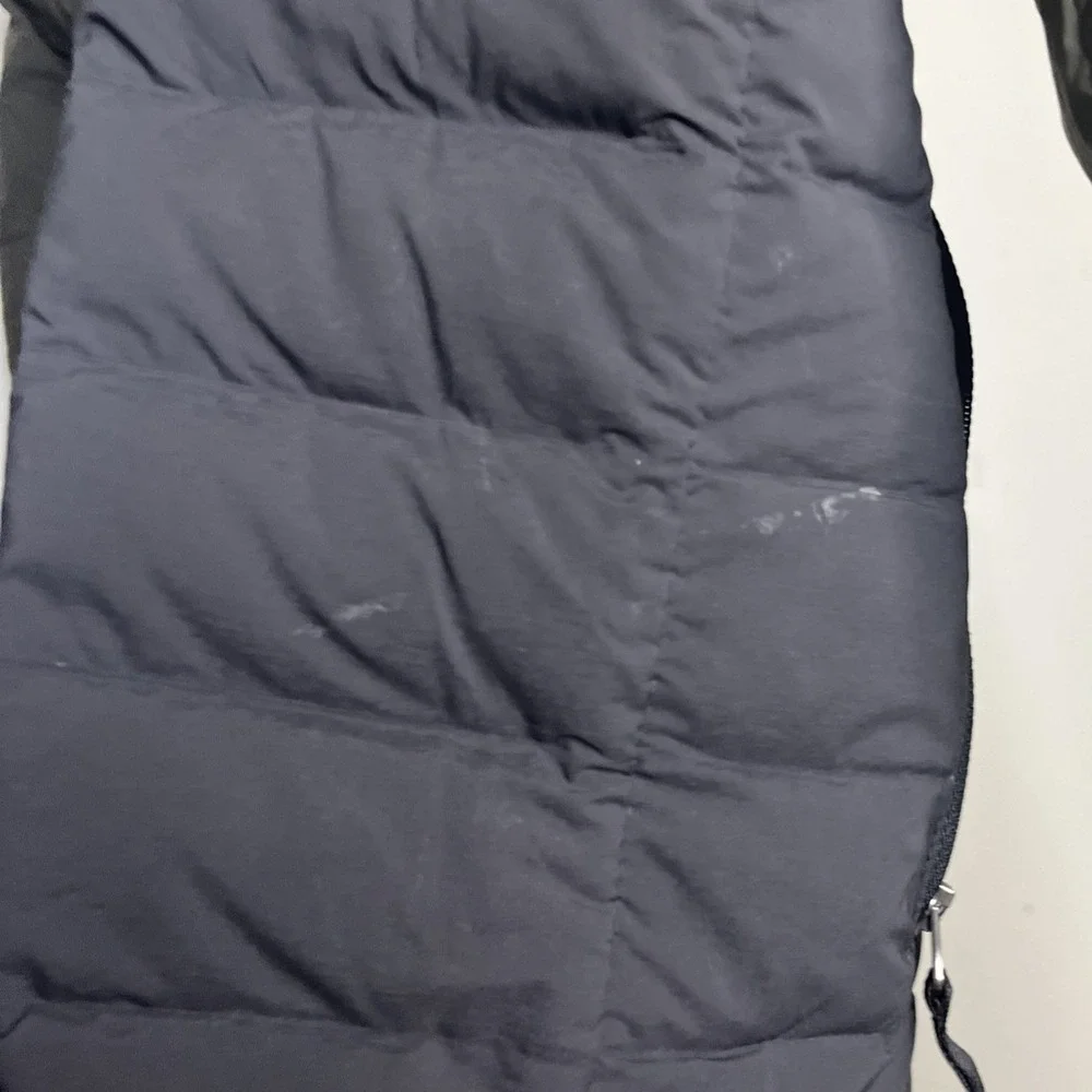 The North Face Boys XXL Belleview Stretch Down Jacket Green Black Puffer Coat 18
